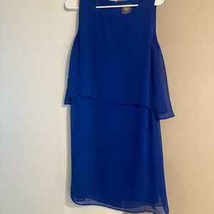 Vince Camuto Blue Layered Dress